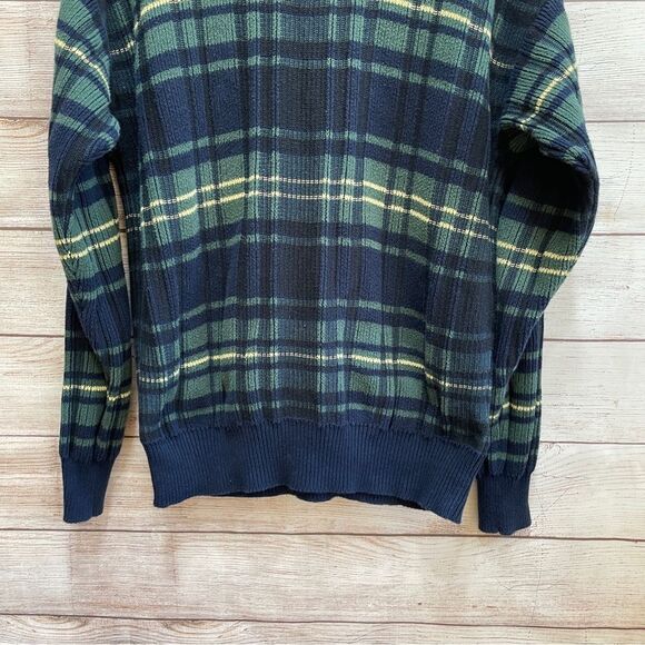 VINTAGE NAUTICA SWEATER IN BLUE AND GREEN STRIPES - Picture 3 of 5